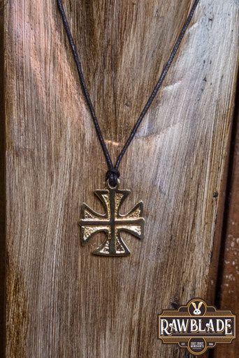 Tempeliers Kruis Ketting - Goud