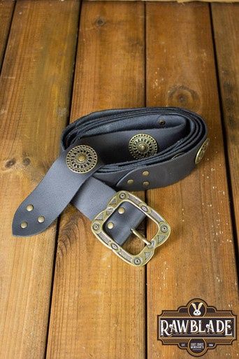 Edele Riem Met Ornamenten - Zwart