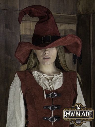 Wikka De Heksenhoed Splitleer - Rood