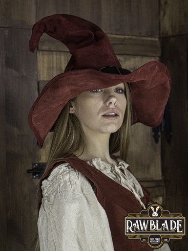 Wikka De Heksenhoed Splitleer - Rood