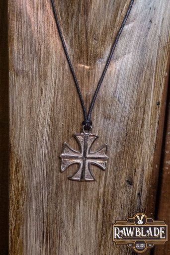 Tempeliers Kruis Ketting - Zilver