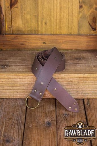 Lara Rond Ring Riem - Bruin