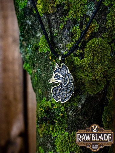 Sluwe Vos Amulet - Goud
