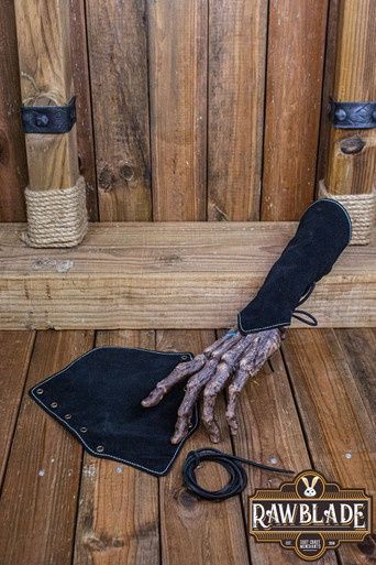 Vryla Splitleren Bracers - Zwart