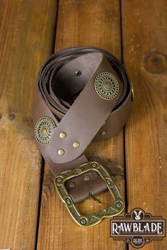 Edele Riem Met Ornamenten - Bruin