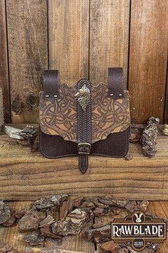 Lone Wolf Hakoon Leren Tas - Bruin