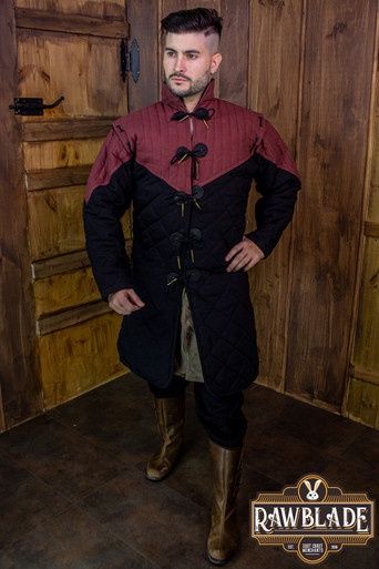 Uther Gambeson Compleet - Zwart/Rood