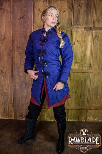 Morgause Gambeson Compleet - Blauw