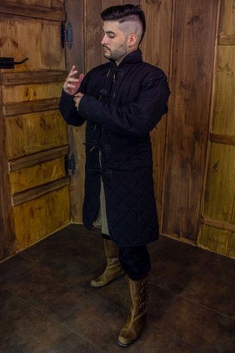 Bors Complete Torso Gambeson - Zwart