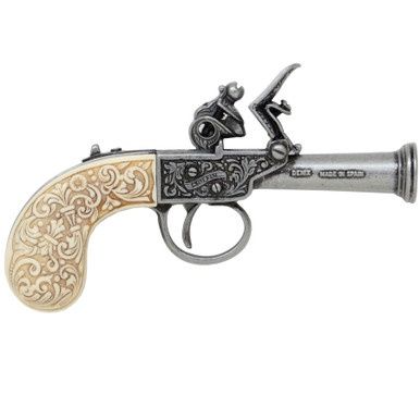 Flintlock Zakpistool - Engeland - 1798 - Staal