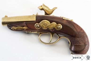 Philadelphia Deringer Percussie Pistool - Verenigde Staten - 1862 - Goud