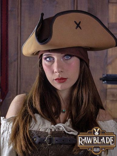 Jack Rackham Tricorne - Lichtbruin