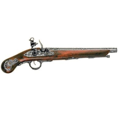 Flintlock Pistool - Italië - 18e Eeuw - Staal