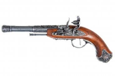 Flintlock pistool (Linkshandig) - Indië - 18e Eeuw - Staal
