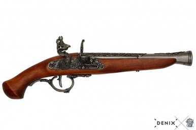 Flintlock Pistool - Duitsland - 17e Eeuw - Staal