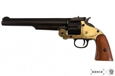 Smith&amp;Wesson Model 3 Schofield Revolver - Verenigde Staten - 1869 - Zwart/Goud