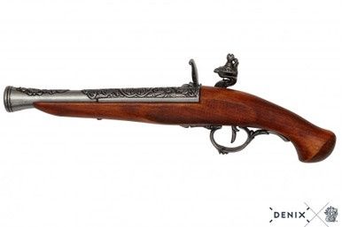 Flintlock Pistool - Duitsland - 17e Eeuw - Staal