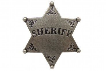 Sheriff&#39;s Zespunt Balpunt Badge