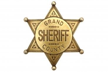 County Sheriff Badge - Goud