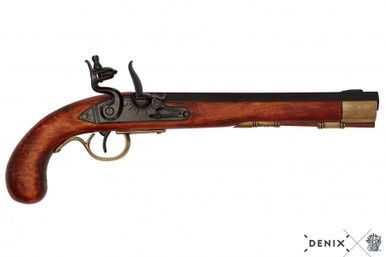 Kentucky Flintlock Pistool - Verenigde Staten - 19e Eeuw - Zwart