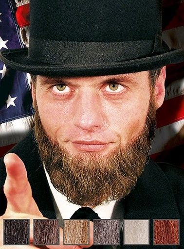 Lincoln Baard Gemaakt Van Echt Haar
