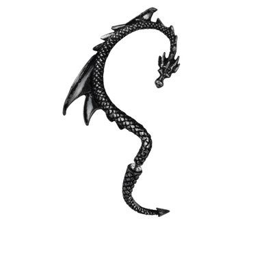 Oorbel The Dragon&#39;S Lure Zwart Rechts