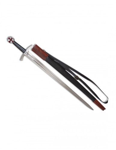 Tempelierszwaard gesmeed - 95,5 cm