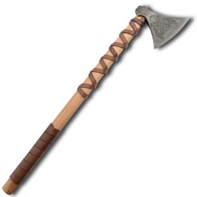 Viking Strijdbijl - Gesmeden - 80cm