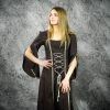 Morgana Middeleeuwse Vrouwenjurk - Zwart