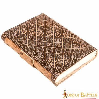 Mano De Fatima Lederen Dagboek - Beige