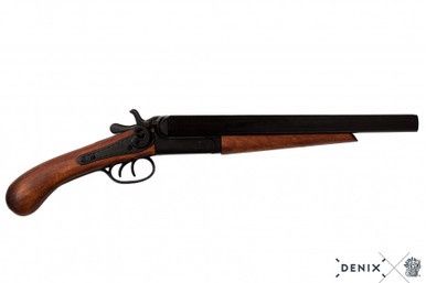 Wyatt Earp Afgezaagd Tweeloops Shotgun - Verenigde Staten - 1868 - Zwart
