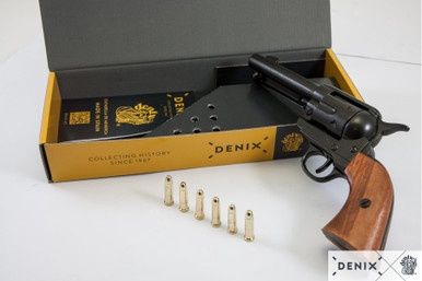 Colt Peacemaker Revolver Set met Kogels - 4.75&quot; - Verenigde Staten - 1886 - Zwart