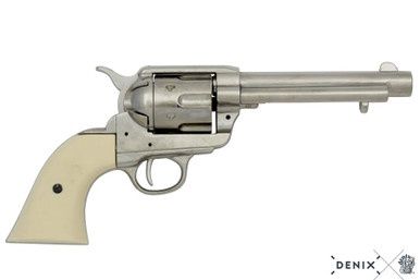 Colt Peacemaker Revolver - 5.5&quot; - Verenigde Staten - 1873 - Ivoor/Chrome