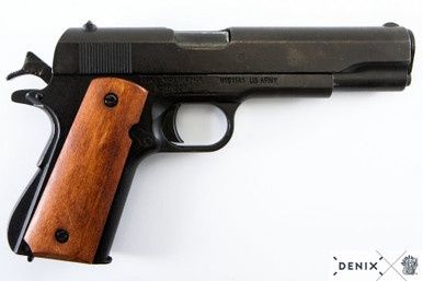 Colt Model 1911 Pistool - Verenigde Staten - Zwart/Hout