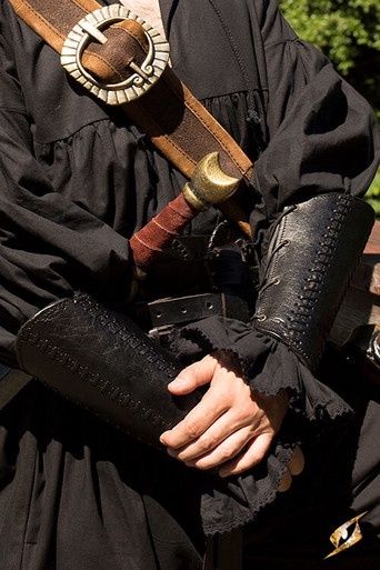 Schildknaap Armbeschermers - Zwart