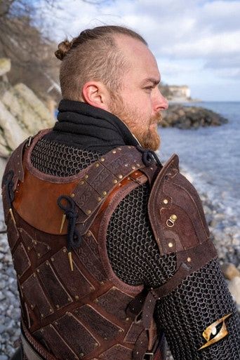 Suède Woodsman Brigandine Pantser - Bruin