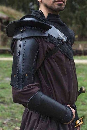 Schouderpantser - Zwart