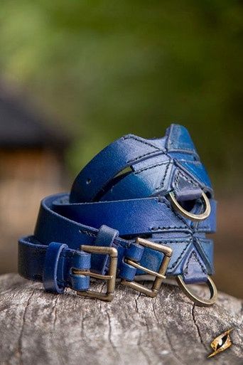 Dubbele Riem - Blauw - 120 cm
