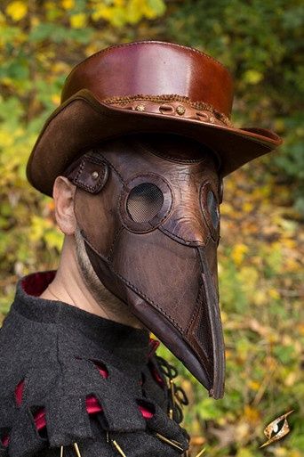 Pestdokter Masker - Bruin
