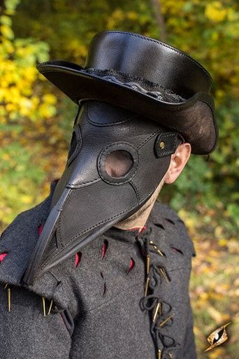Pestdokter Masker - Zwart