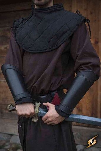 Krijger Armbeschermers - Zwart