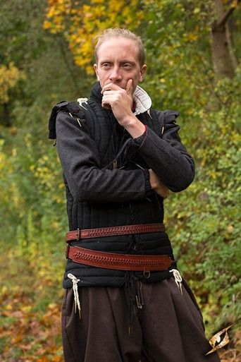 Zwaard Riem Gevlochten - Donkerrood