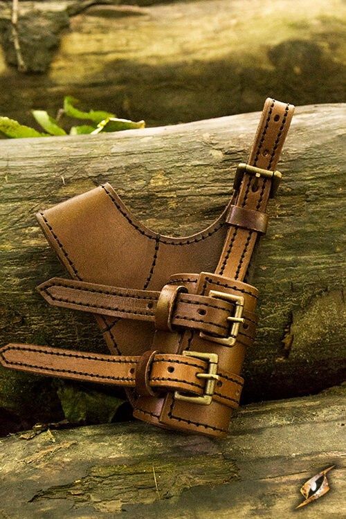 Avonturier Zwaardhouder - Bruin, Hand: Linkshandig