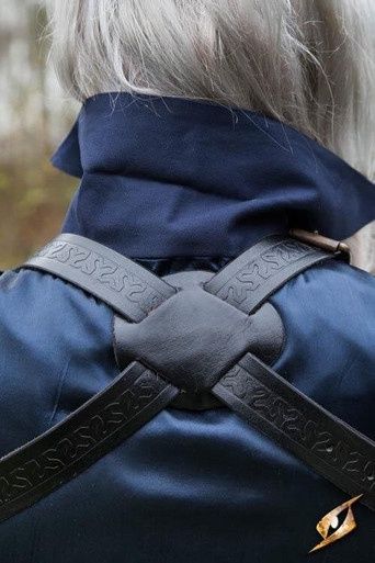 Toverstok Schouderholster - Zwart Leer