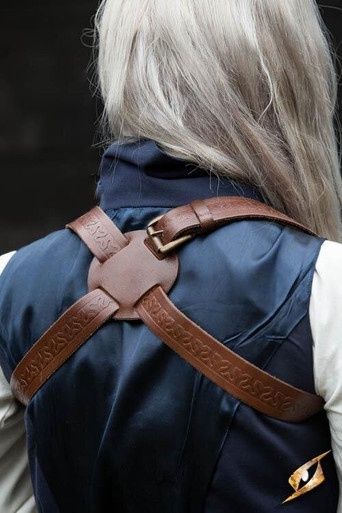 Toverstok Schouderholster - Bruin Leer