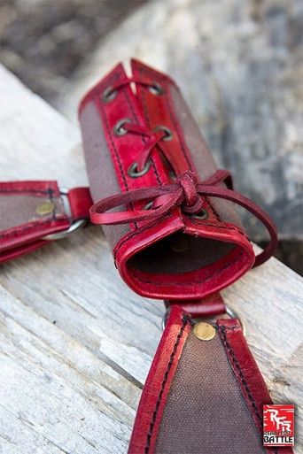 RFB Wapenhouder - Large - Bruin/Rood