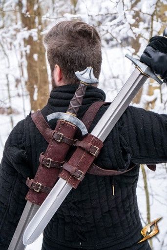 Dubbele Rughanger Suède - Bruin