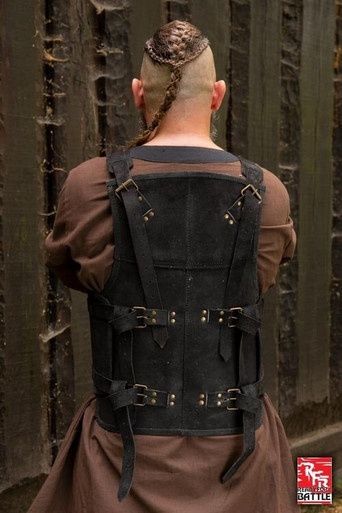 RFB Leren Viking Torso Harnas - Zwart