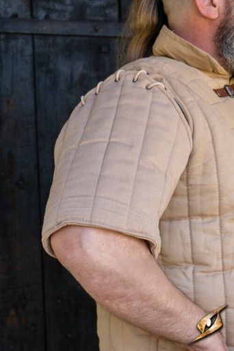 Korte Mouwen voor Krijger Gambeson - Beige