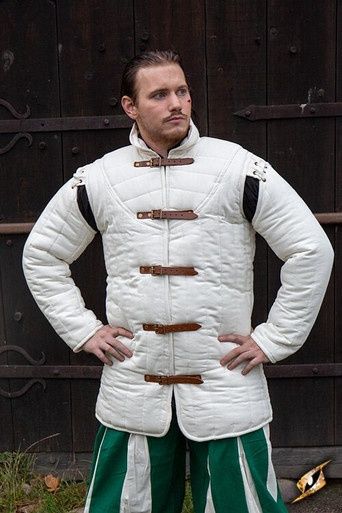 Lange Mouwen voor Krijger Gambeson - Wit